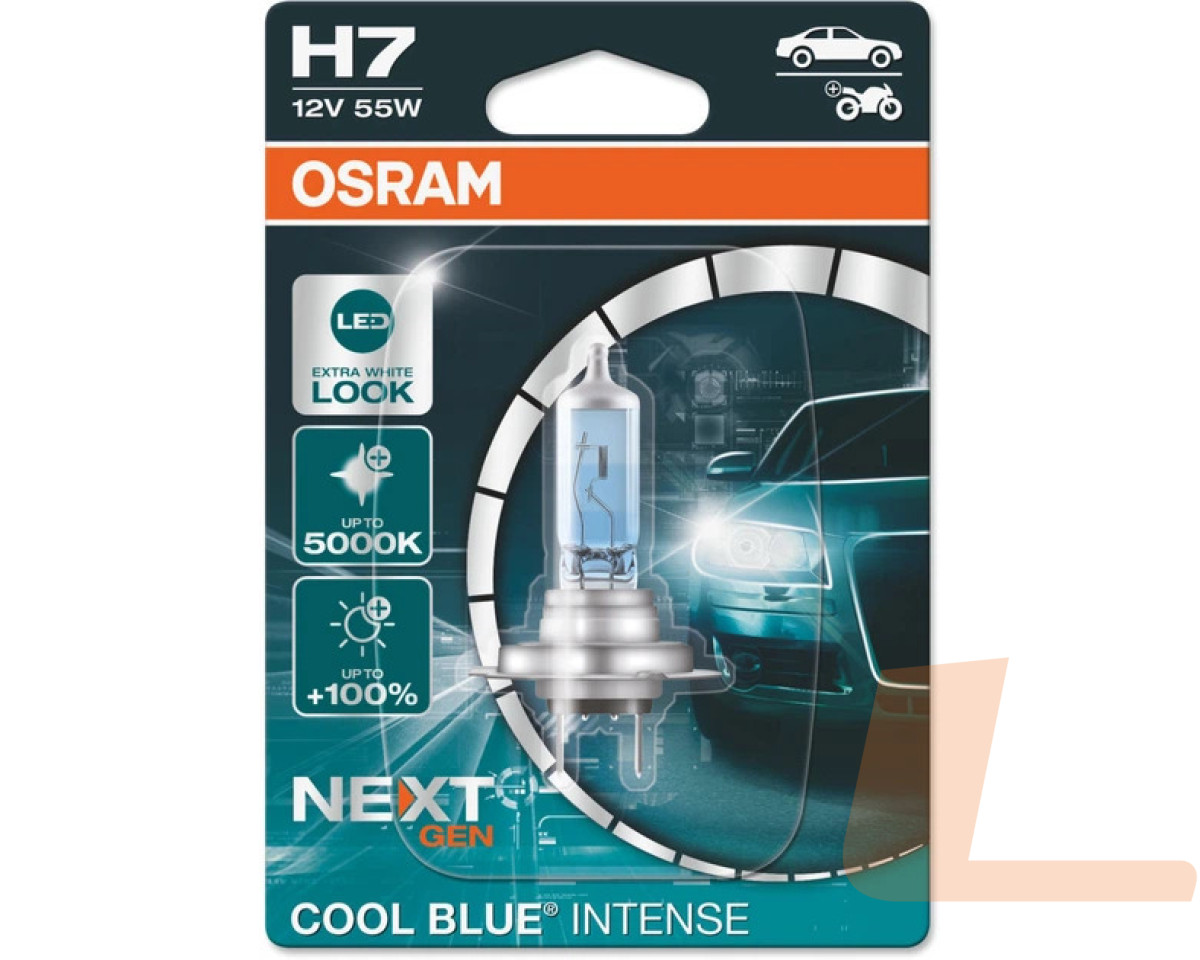 Лампа галогенная автомобильная 12V H7 55W PX26D COOL BLUE INTENSE NEXT GEN +100% до 5000K Лампа галогенная автомобильная 12V H7 55W PX26D COOL BLUE INTENSE NEXT GEN +100% до 5000K