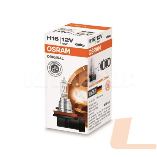 Лампа галогенная автомобильная 12V H16 19W PGJ19-3 ORIGINAL LINE, КАРТОН