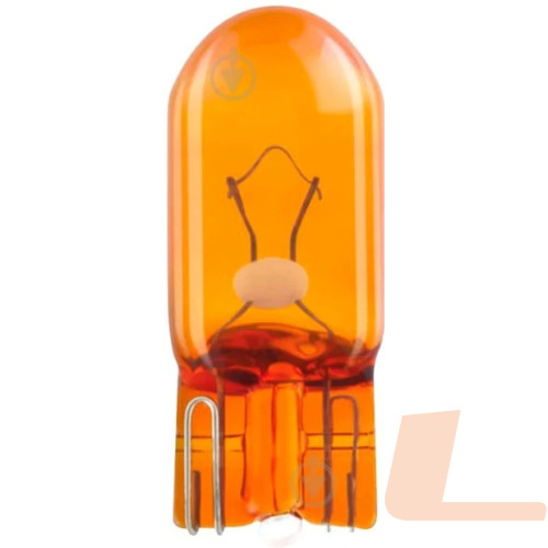 Лампа накаливания автомобильная 12V WY5W 5W AMBER ОРАНЖЕВАЯ  (К-Т 2ШТ)
