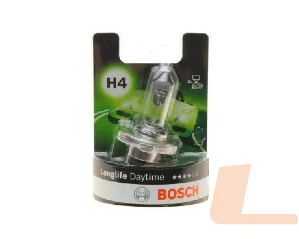 Лампа галогенная автомобильная 12V H4 60/55W P43T LONGLIFE DAYTIME Лампа галогенная автомобильная 12V H4 60/55W P43T LONGLIFE DAYTIME