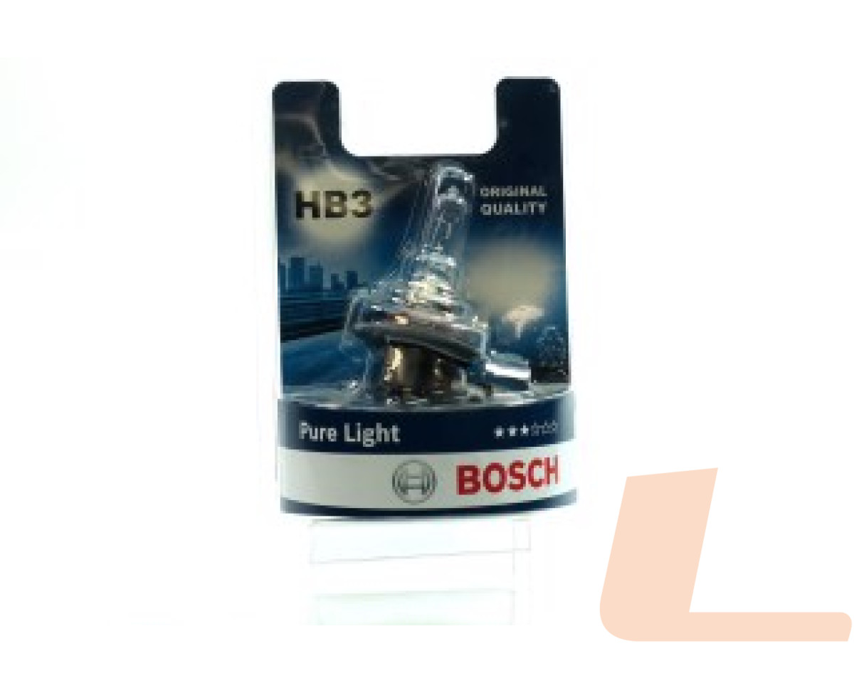 Лампа галогенная автомобильная 12V 60W HB3 P20D PURE LIGHT Лампа галогенная автомобильная 12V 60W HB3 P20D PURE LIGHT