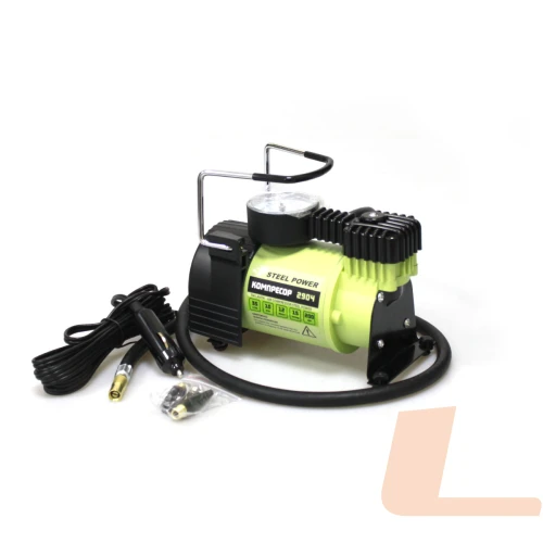 STEEL POWER SPR 2904 - Кoмпреccoр 35 л/мин., 10 aтм, 12 В, 15 a