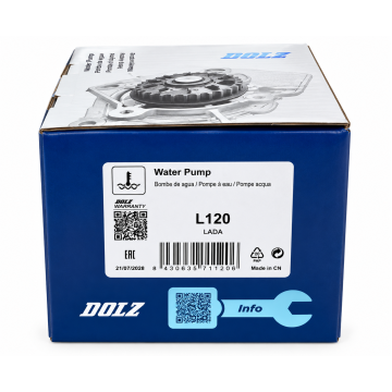 Насос водяной (помпа) DOLZ L120 ВАЗ 2101-2107, 2121 Нива