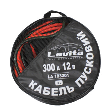 Пусковий кабель 300А, 3 м. LA 193301