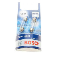 Лампа накаливания автомобильная 12V C5W SV8,5-8 PURE LIGHT  (2ШТ)