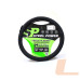 Чохол керма шкіра чорний/один шов/гладкий/Біла Основа 1шт 5501B "M"